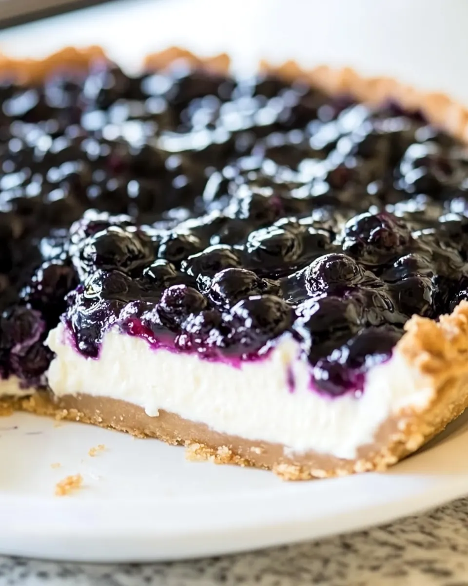 Blueberry Cheesecake Pie