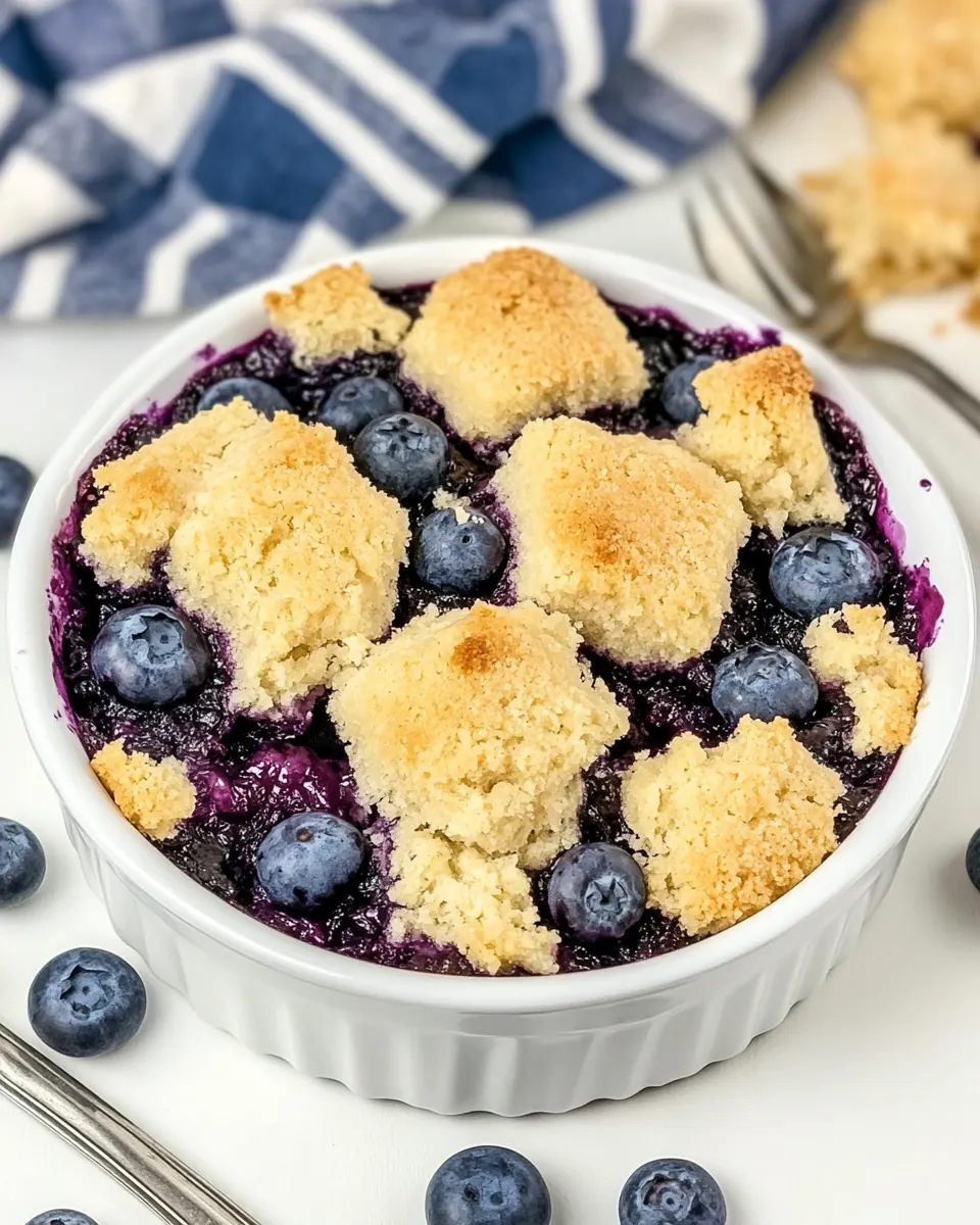 Blueberry Cobbler