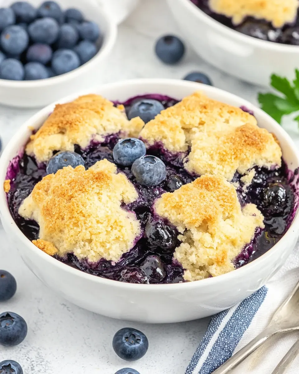 Blueberry Cobbler