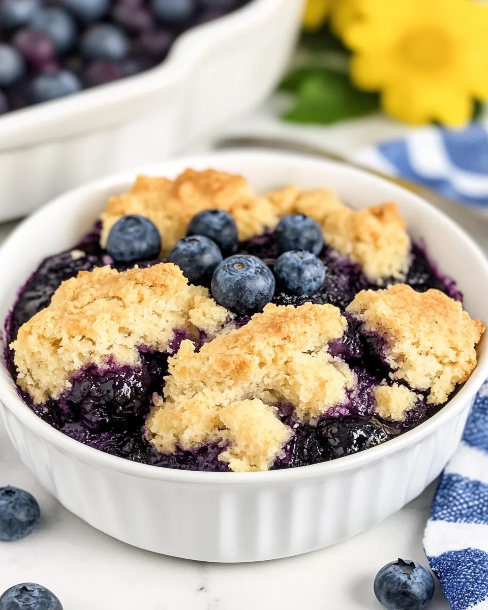 Blueberry Cobbler