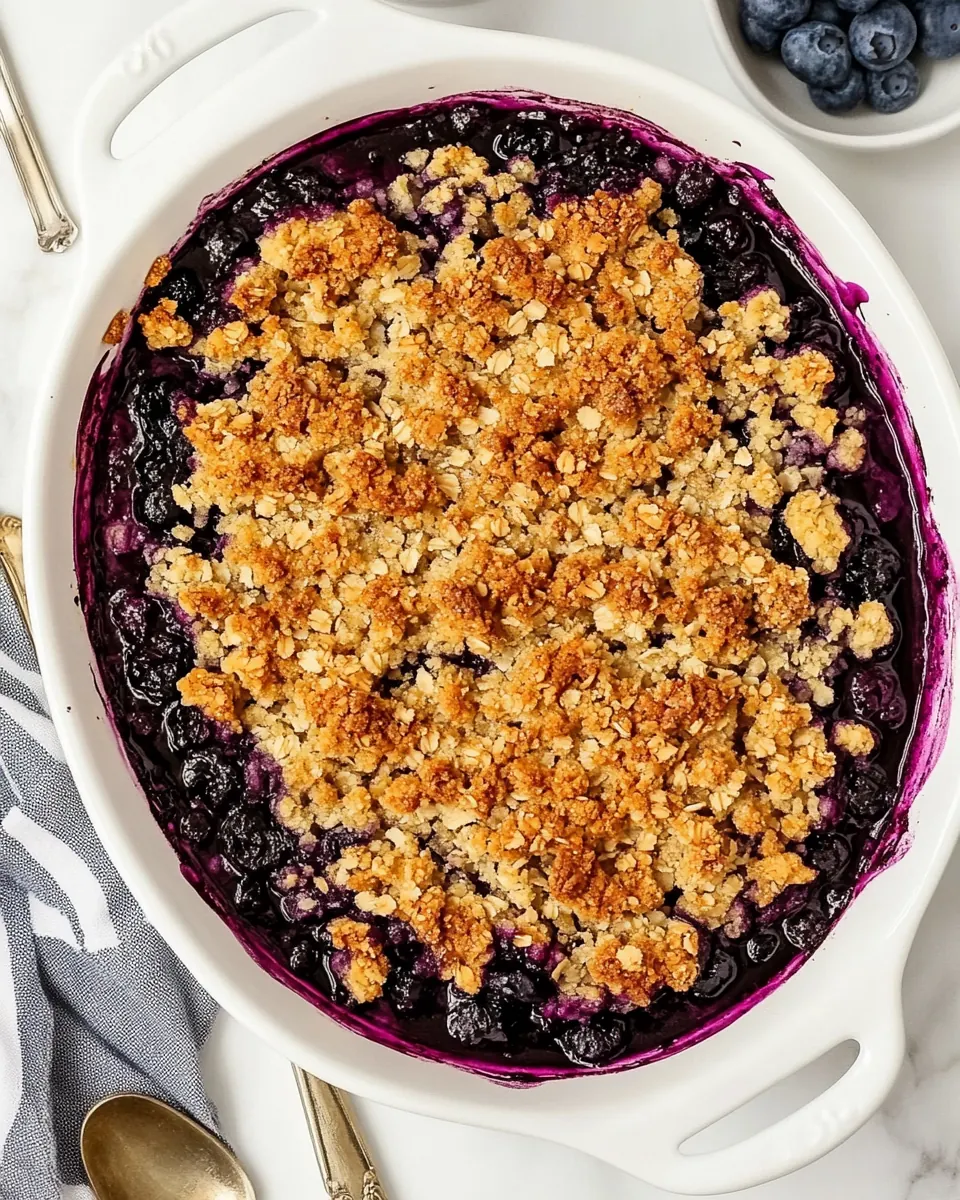 Blueberry Crisp