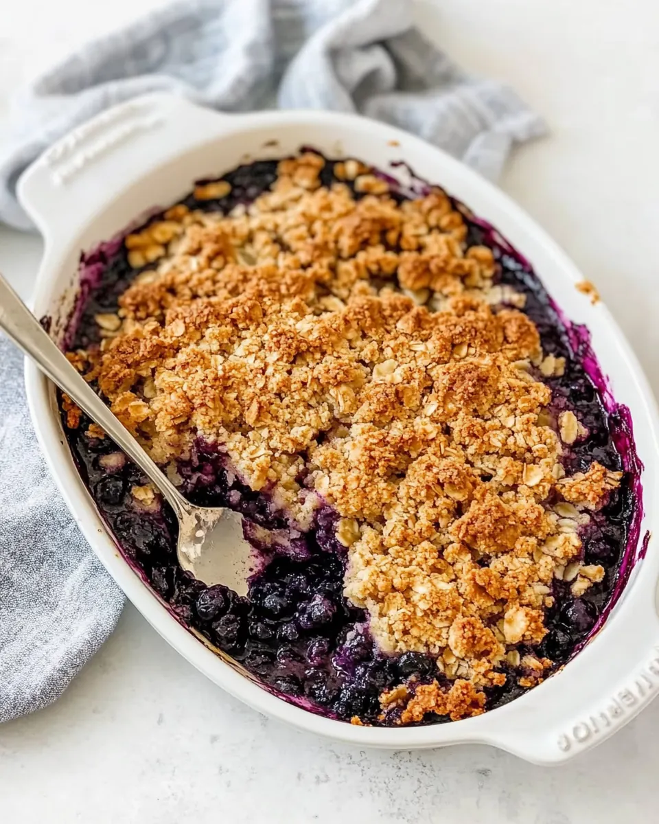 Blueberry Crisp