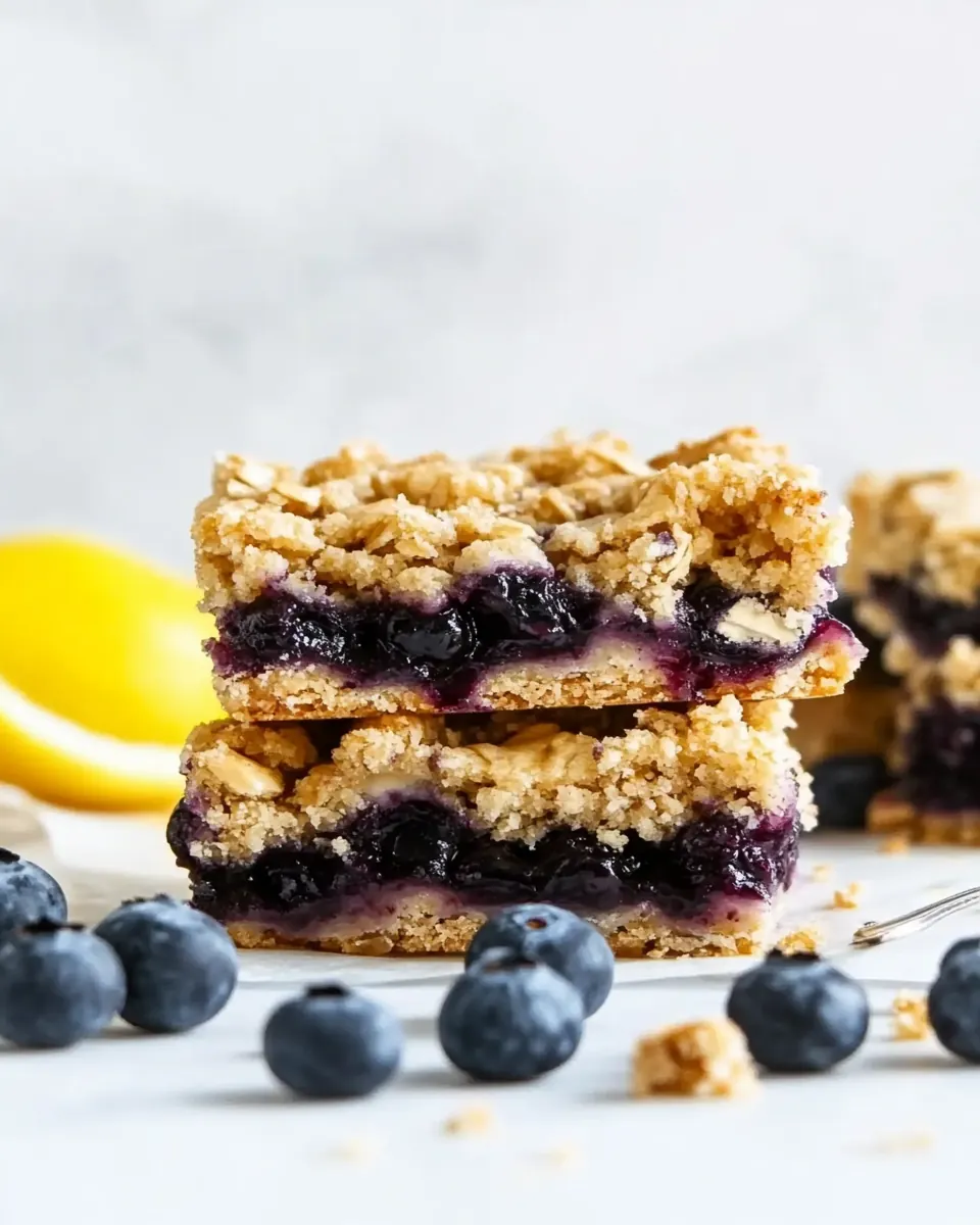 Blueberry Crumble Bars