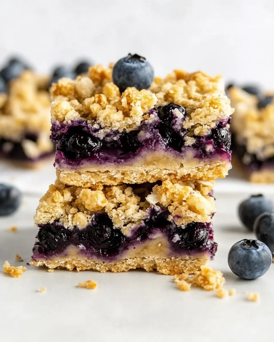 Blueberry Crumble Bars