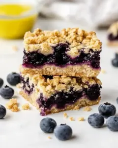 Blueberry Crumble Bars