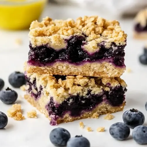 Blueberry Crumble Bars