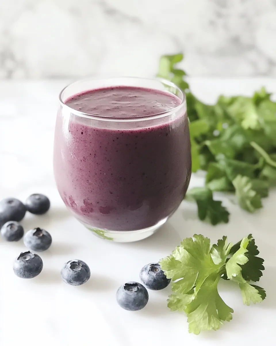 Blueberry Detox Smoothie