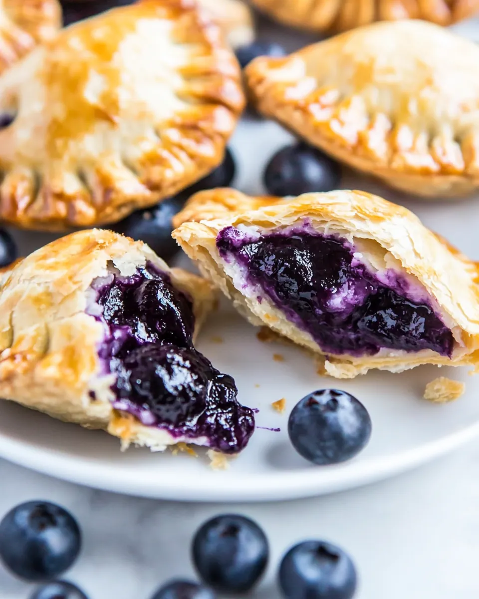 Blueberry Goat Cheese Empanadas