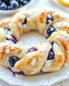 Blueberry Lemon Crescent Ring