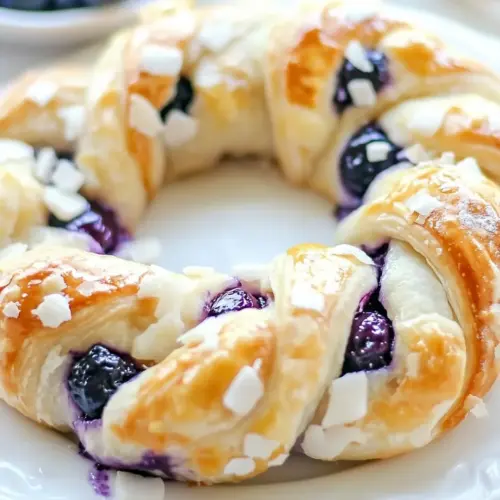 Blueberry Lemon Crescent Ring