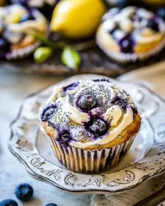 Blueberry Lemon Poppy Seed Muffins