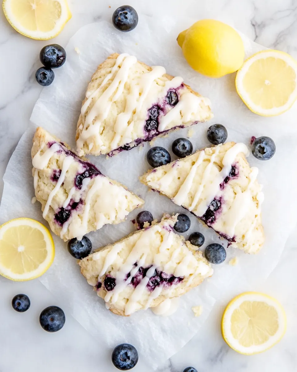 Blueberry Lemon Scones