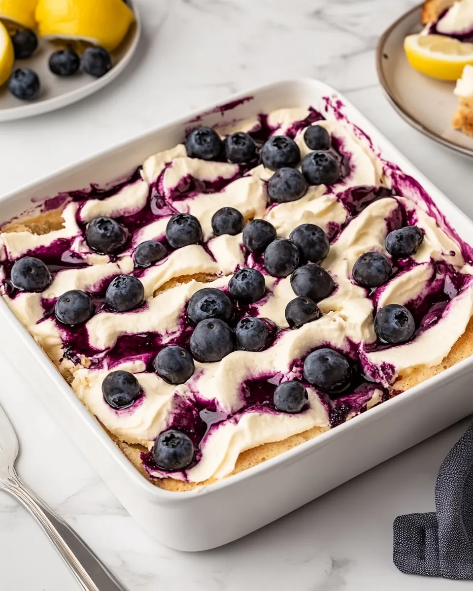 Blueberry Lemon Tiramisu