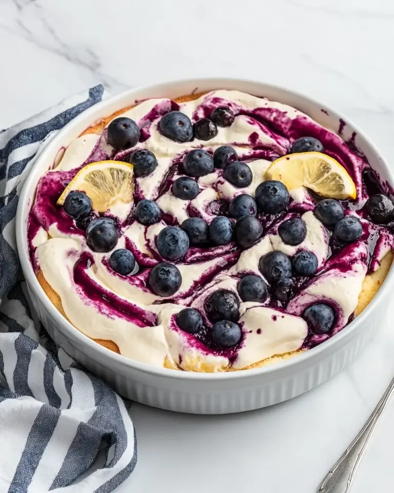 Blueberry Lemon Tiramisu