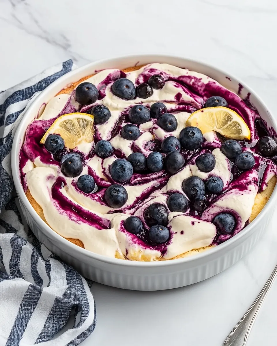 Blueberry Lemon Tiramisu