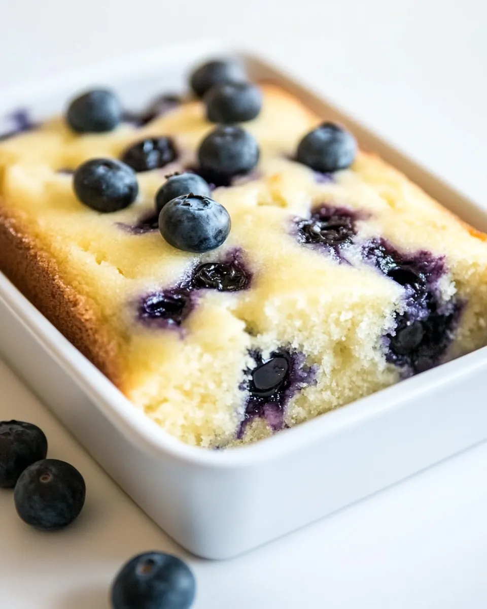 Blueberry Lemon Yogurt Cake