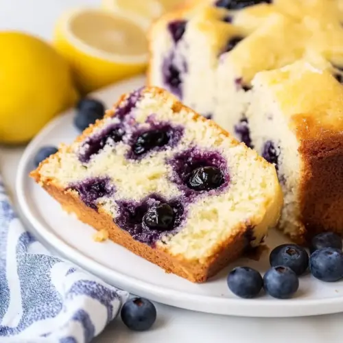Blueberry Lemon Yogurt Cake