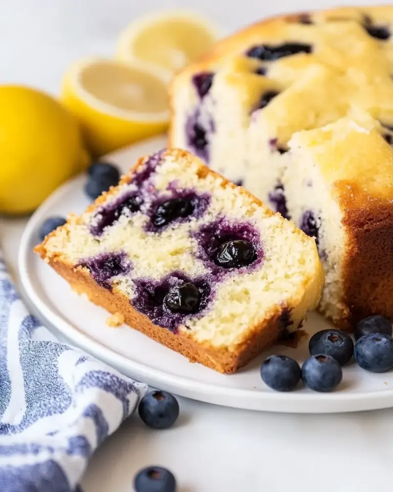 Blueberry Lemon Yogurt Cake