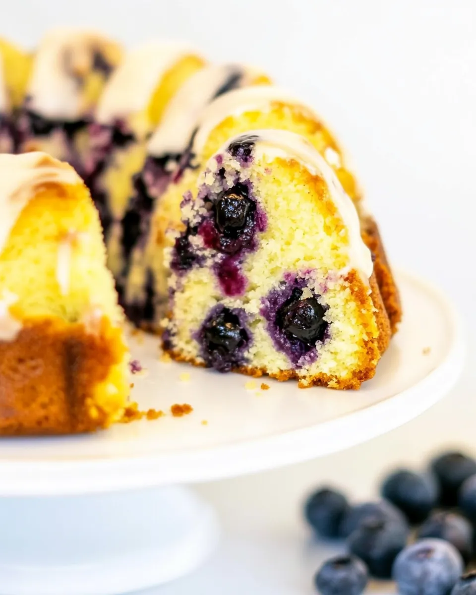 Blueberry Pound Cake