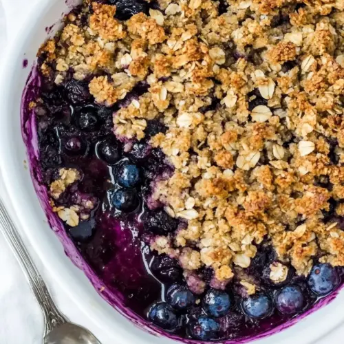 Blueberry Rhubarb Crisp