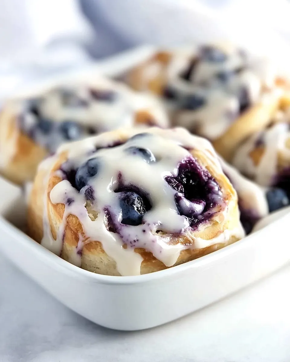Blueberry Sweet Rolls