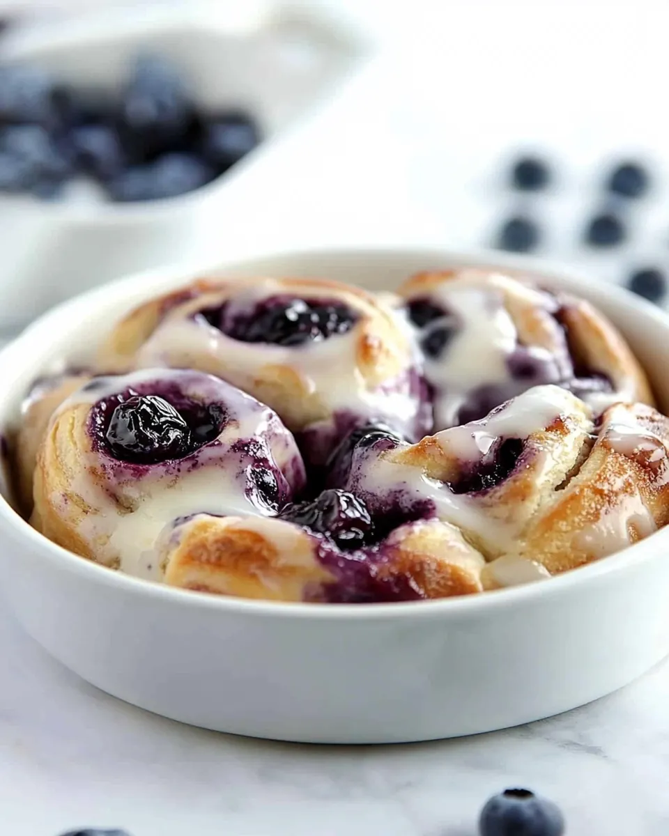 Blueberry Sweet Rolls