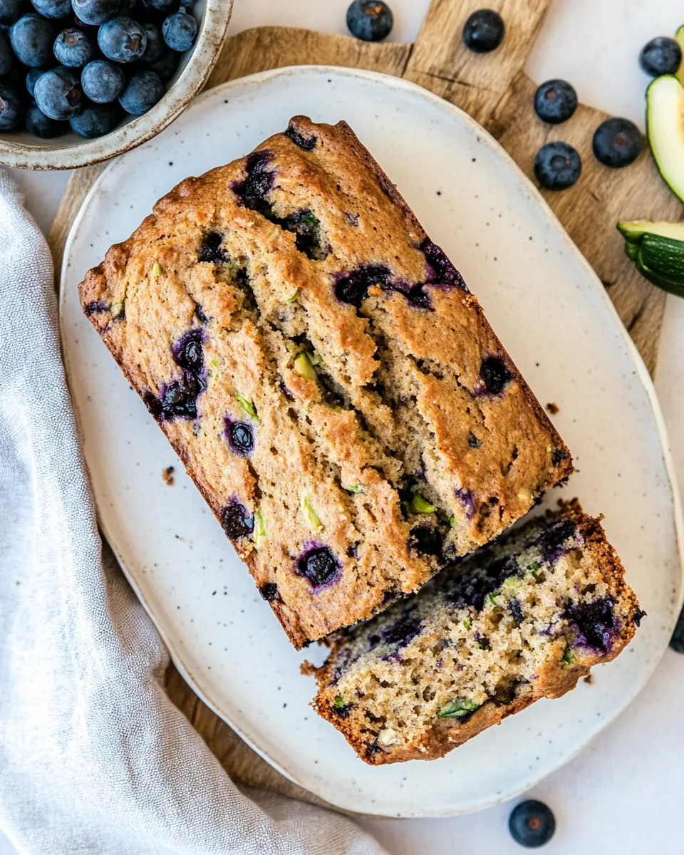Blueberry Zucchini Bread