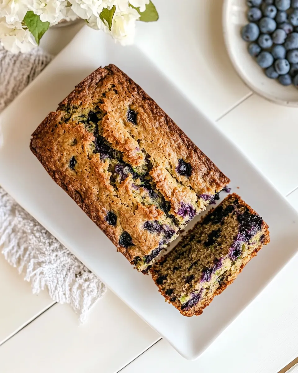 Blueberry Zucchini Bread