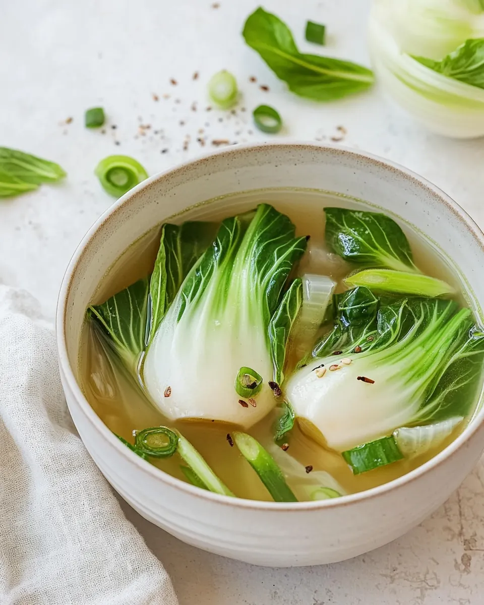 Bok Choy Soup