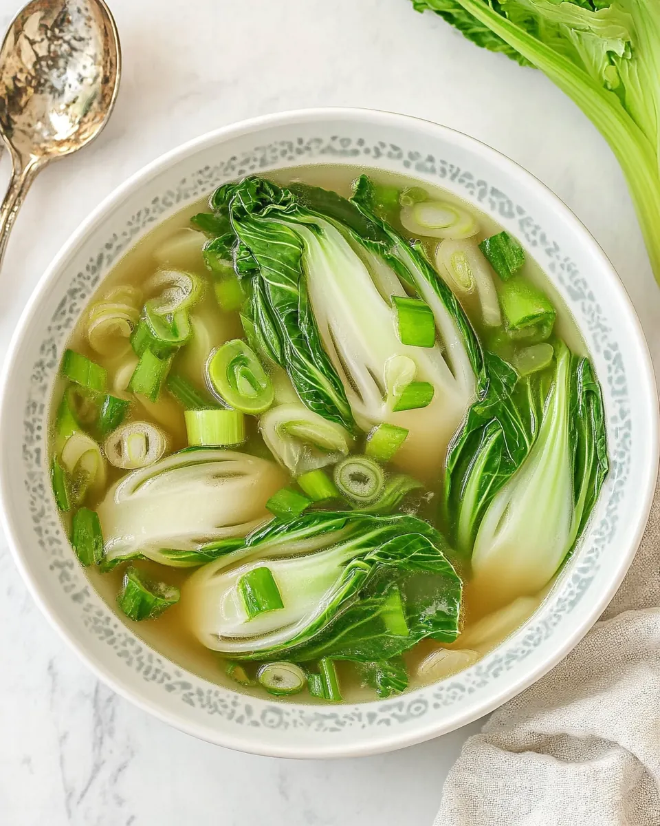 Bok Choy Soup