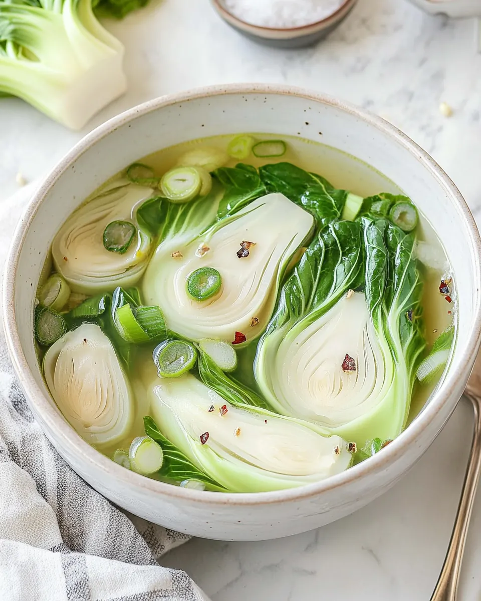 Bok Choy Soup