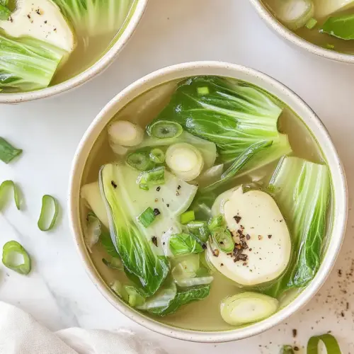 Bok Choy Soup