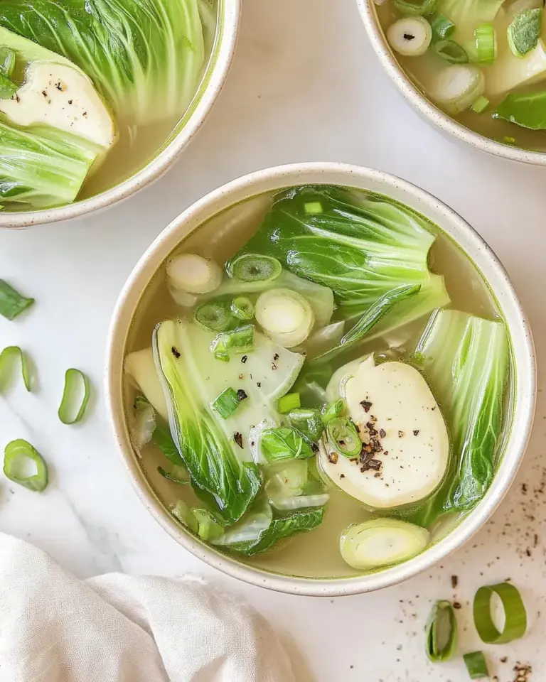 Bok Choy Soup