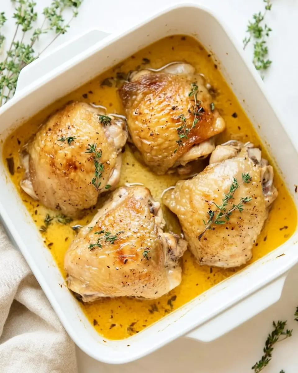Braised Chicken Thighs