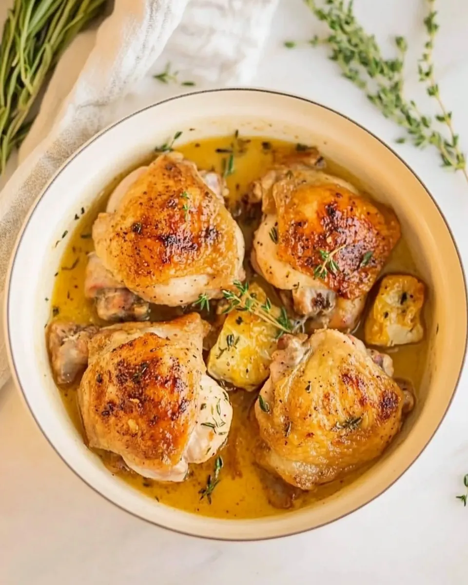 Braised Chicken Thighs
