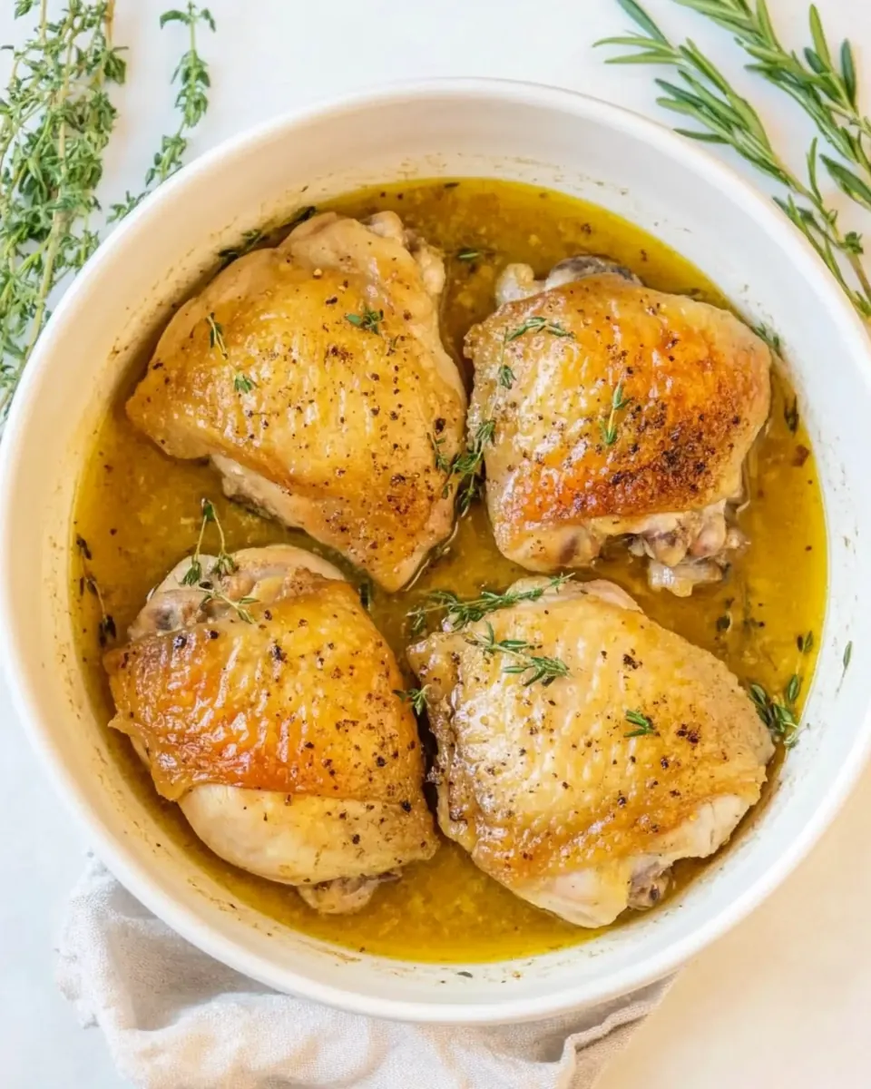 Braised Chicken Thighs