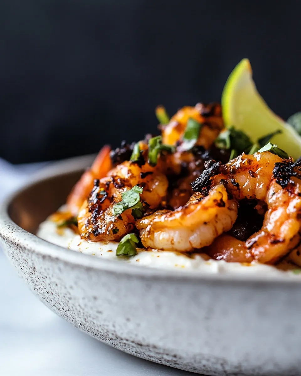 Brazilian Inspired Honey Garlic Shrimp