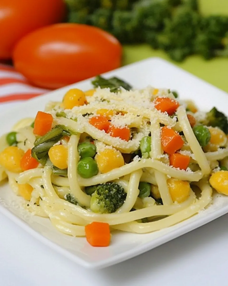 Bright Vegetable Pasta