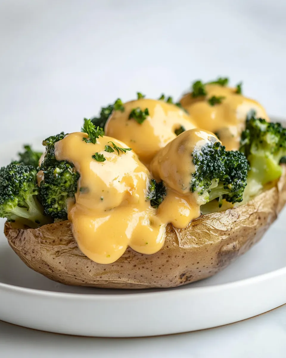 Broccoli And Cheese Baked Potato