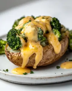 Broccoli And Cheese Baked Potato