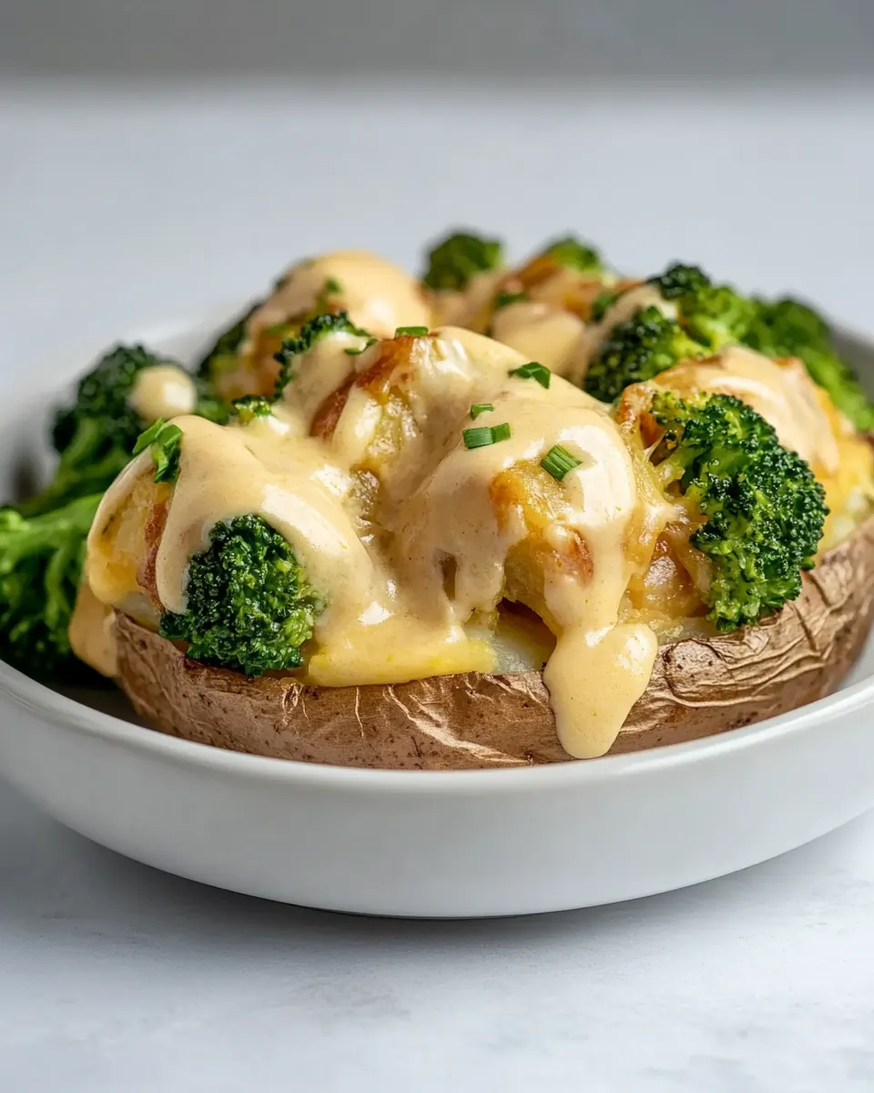 Broccoli And Cheese Baked Potato