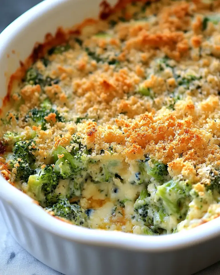 Broccoli Blue Cheese Bake