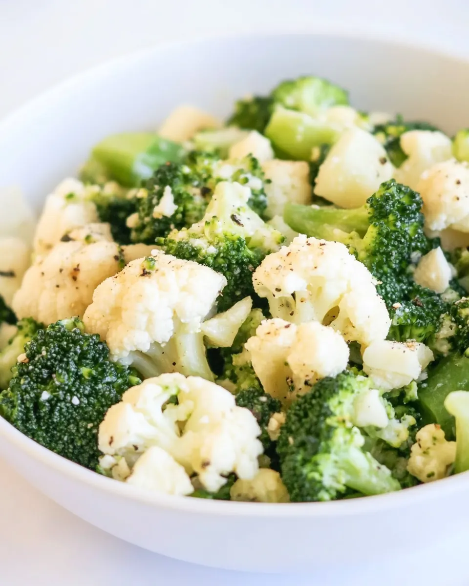 Broccoli Cauliflower Salad