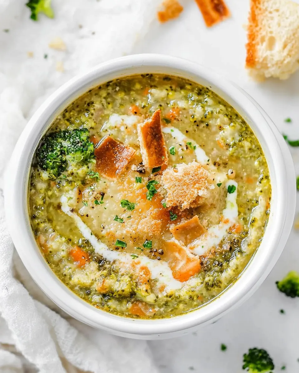 Broccoli Cauliflower Soup