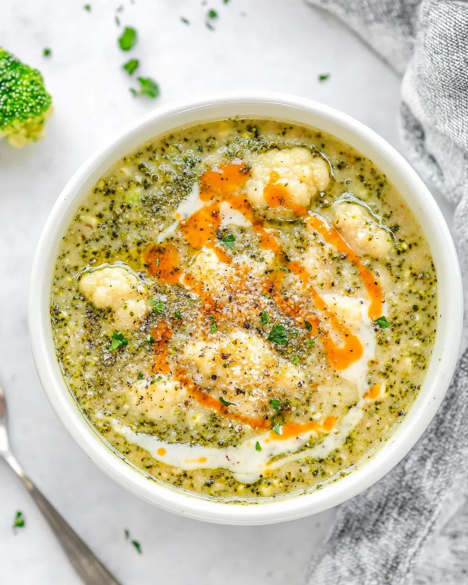 Broccoli Cauliflower Soup