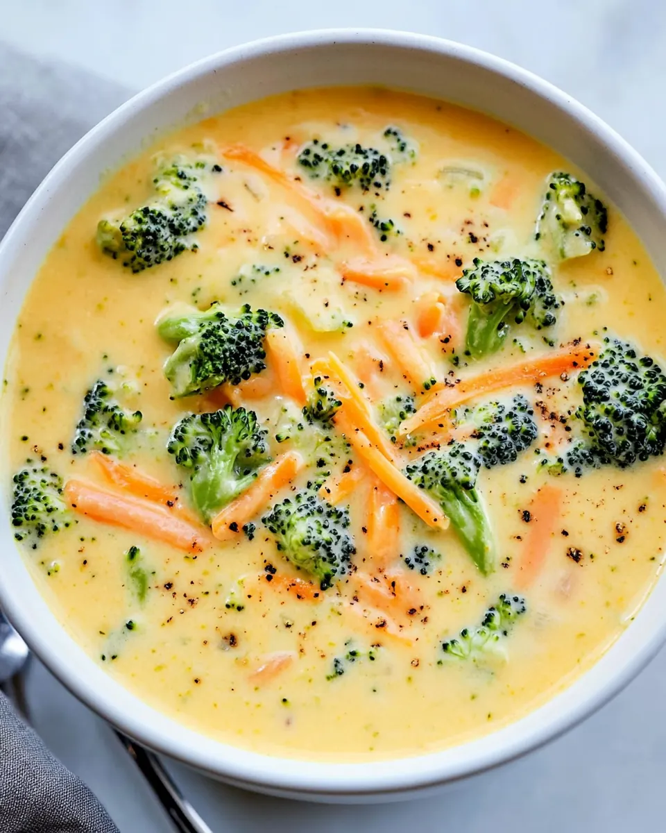 Broccoli Cheddar Soup