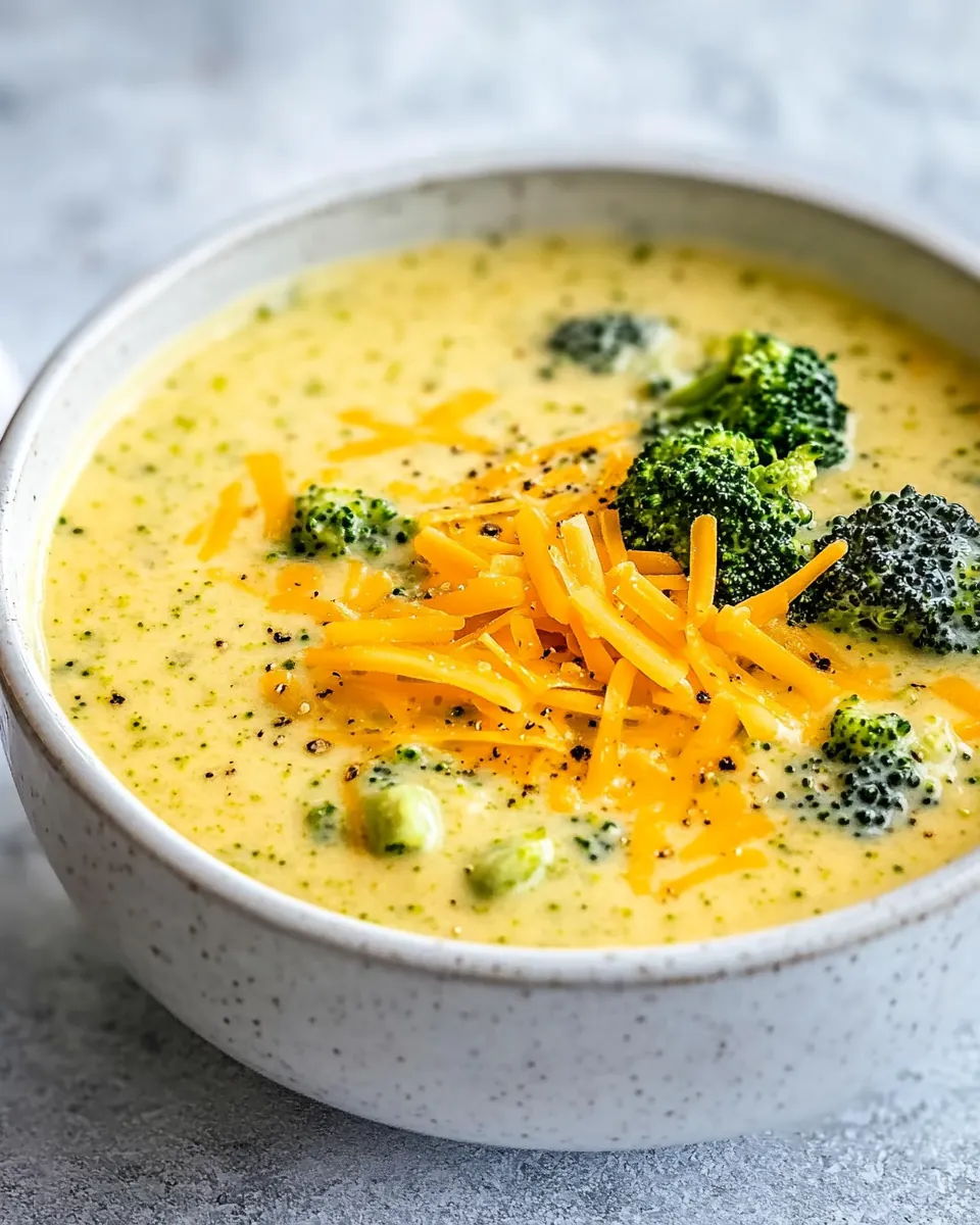 Broccoli Cheddar Soup