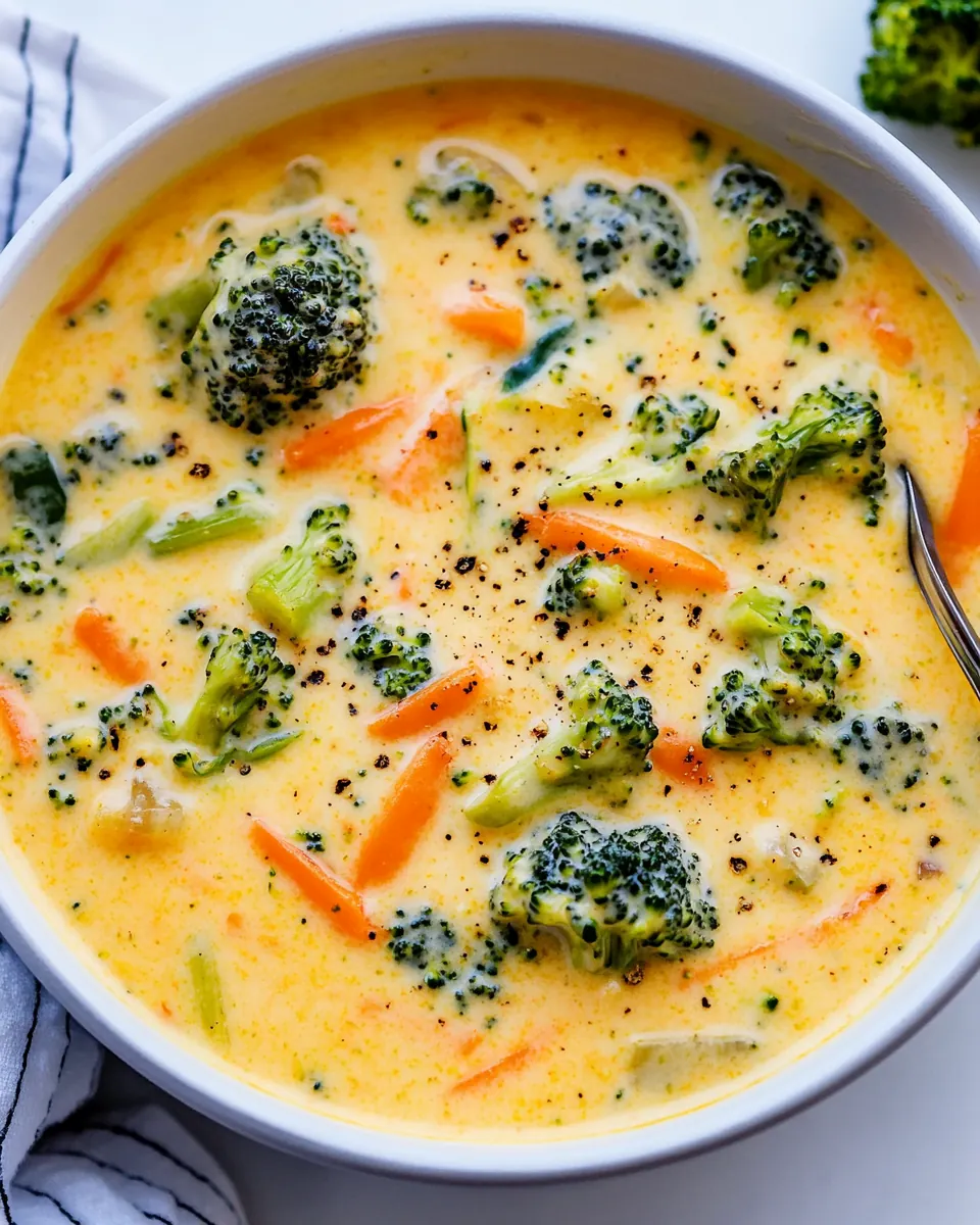 Broccoli Cheddar Soup