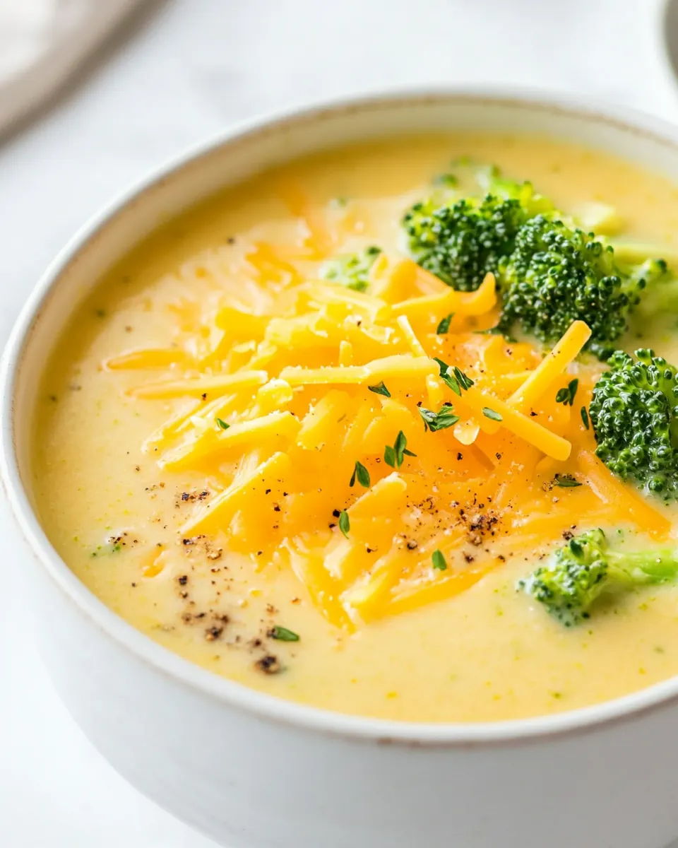 Broccoli Cheddar Soup