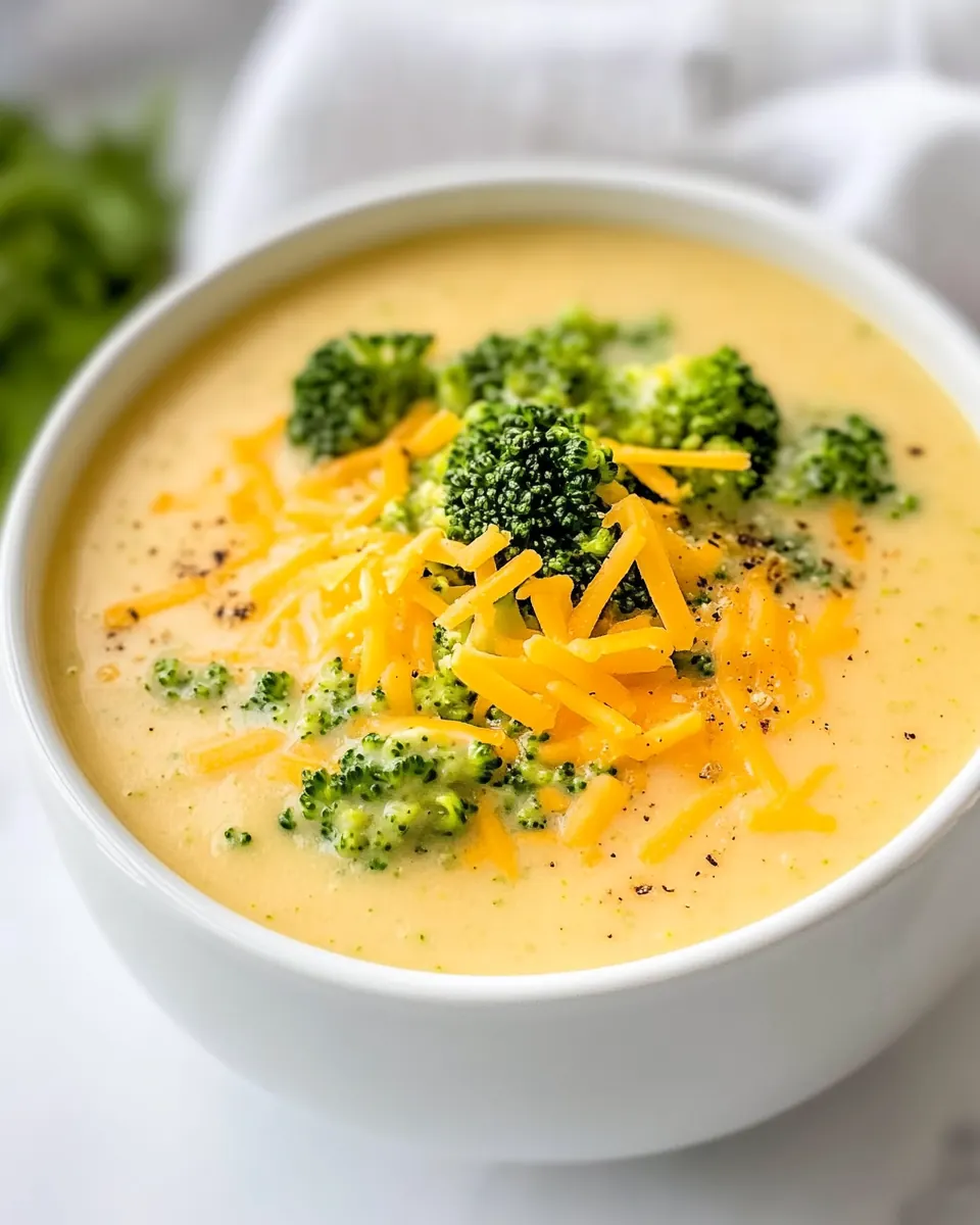 Broccoli Cheddar Soup
